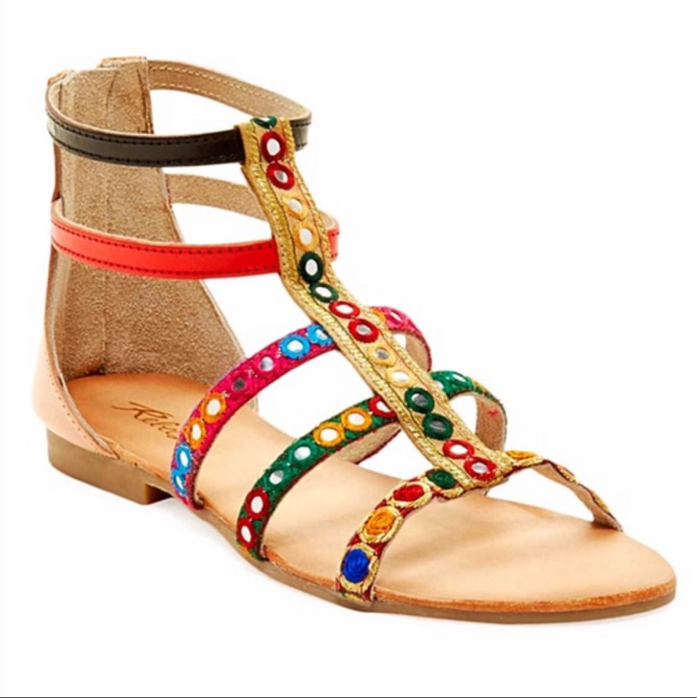 Rebels Footwear Neesa Natural Leather Sandals